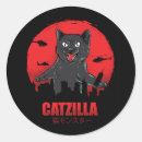 Search for monster cat stickers Horror
