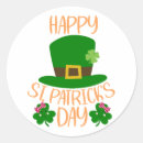Search for good luck clover stickers Leprechaun