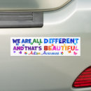 Search for different bumper stickers Autism acceptance