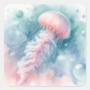 Search for jellyfish stickers Under the sea