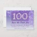 Search for 100th birthday save the dates For her