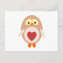Search for kawaii bird postcards Owl