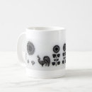Search for black and white rooster mugs For her