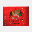 Search for vintage christmas doormats Red