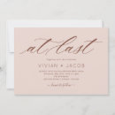 Search for finally wedding invitations Modern calligraphy