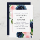 Search for blue and blush wedding invitations Modern
