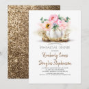 Search for floral rehearsal dinner invitations Rustic