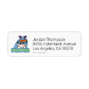 Search for cartoon graphics return address labels Boy genius