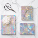 Search for iridescent wrapping paper Metallic