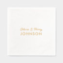 Search for gold foil wedding napkins Elegant