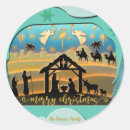 Search for jesus in the manger stickers Nativity