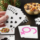 Search for feminist playing cards Woman