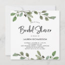 Search for natural bridal shower invitations Botanical