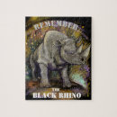Search for rhinoceros puzzles Black