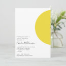 Search for yellow and grey invitations Minimalist