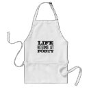 Search for funny 40th birthday aprons Humour