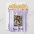 Search for photo sweet 16 invitations Glam