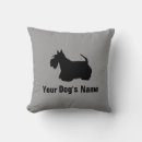 Search for scottish terrier cushions Silhouette
