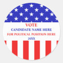 Search for political campaign stickers Patriotic