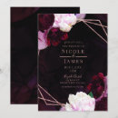 Search for wine and gold wedding invitations Pink