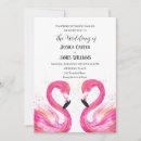 Search for pink flamingo wedding invitations Elegant