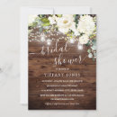 Search for rustic elegant bridal shower invitations Watercolor