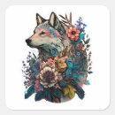 Search for wolf face stickers Wild animal