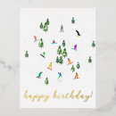 Search for gold foil postcards Illustration