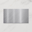 Search for blank metal business cards Aluminium