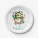 Search for baby dinosaur shower plates Green