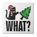 Search for cat christmas tree tiles Funny
