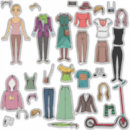 Search for paper doll stickers Fun
