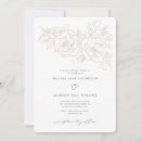 Search for elegant flowers wedding invitations Modern