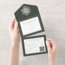 Search for snowflake wedding invitations Qr code