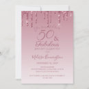Search for dripping glitter rose gold pink invitations Elegant