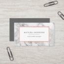 Search for rose gold business cards Marble