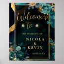 Search for teal wedding posters Gold