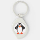 Search for black and white penguin key rings Animal