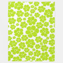 Search for lime green and white blankets For her