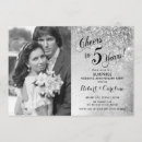 Search for 5th anniversary invitations Elegant
