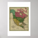 Search for old map of north america posters Mexico