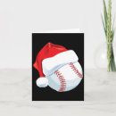 Search for baseball christmas cards Santa claus