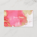 Search for pink and gold nail business cards Watercolor