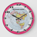 Search for world map clocks Pink