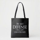Search for defence bags In my defence