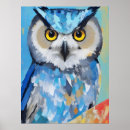 Search for owl portrait posters Bird