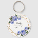 Search for blue floral wedding key rings Watercolor