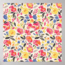 Search for vintage floral background posters Retro