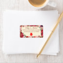 Search for ornate frame return address labels Botanical