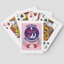 Search for mothers day playing cards Floral